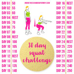 30 Day Squat Challenge! • The Chambray Bunny